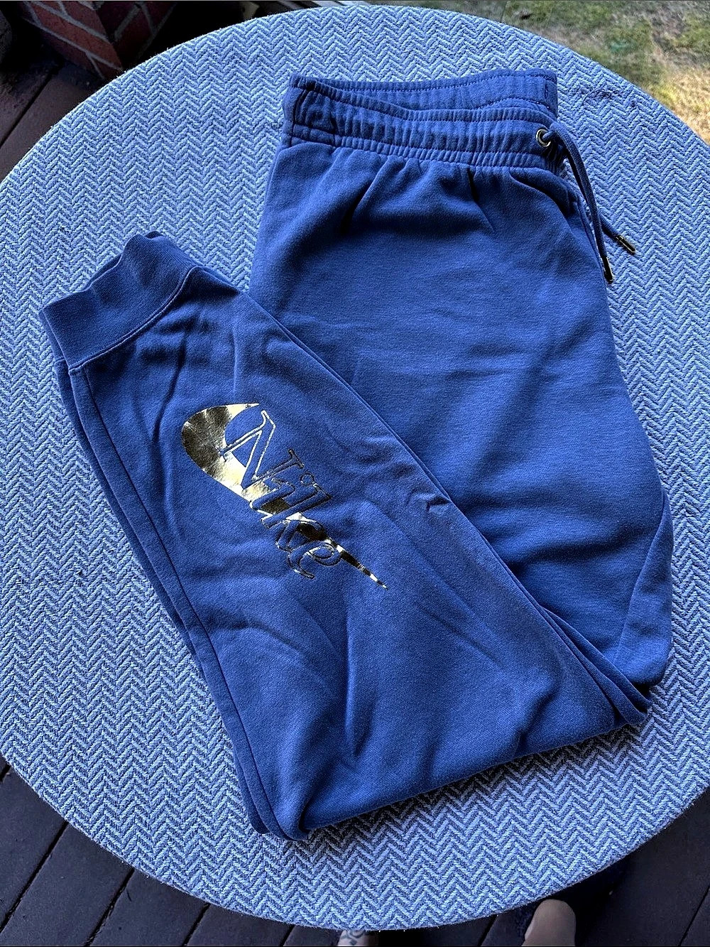 Nike Blue Jogger Sweatpants Size Large Like New